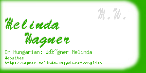 melinda wagner business card